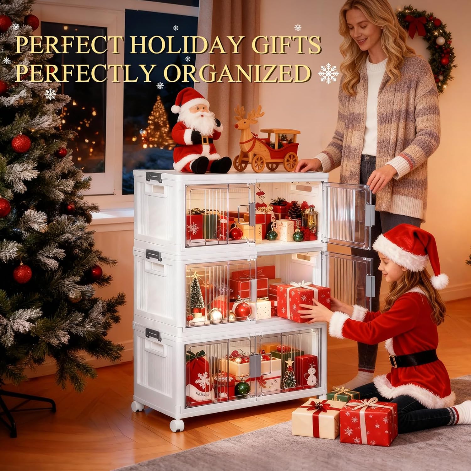 Lockable Storage Bins with Lids