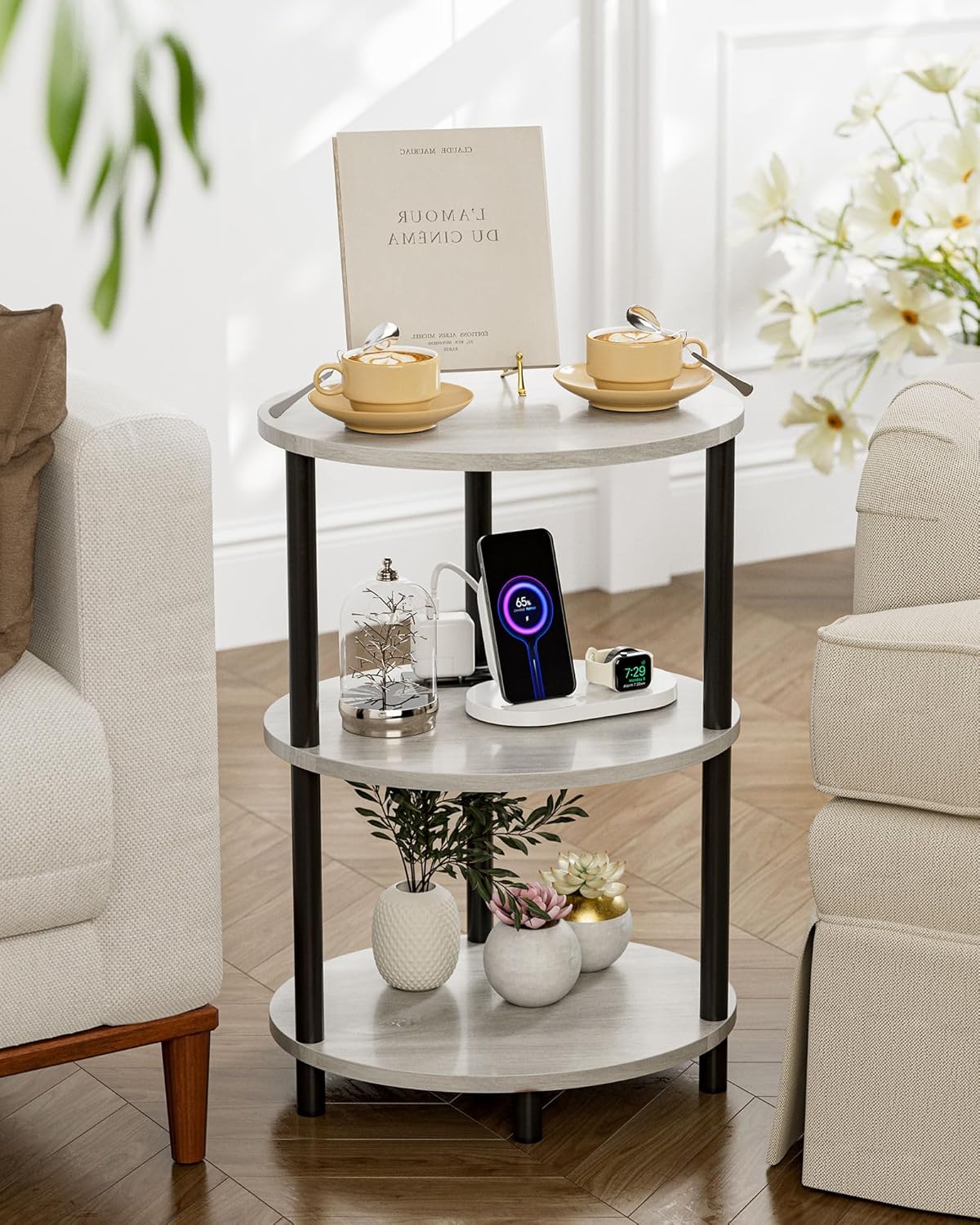 Small Round Side Table