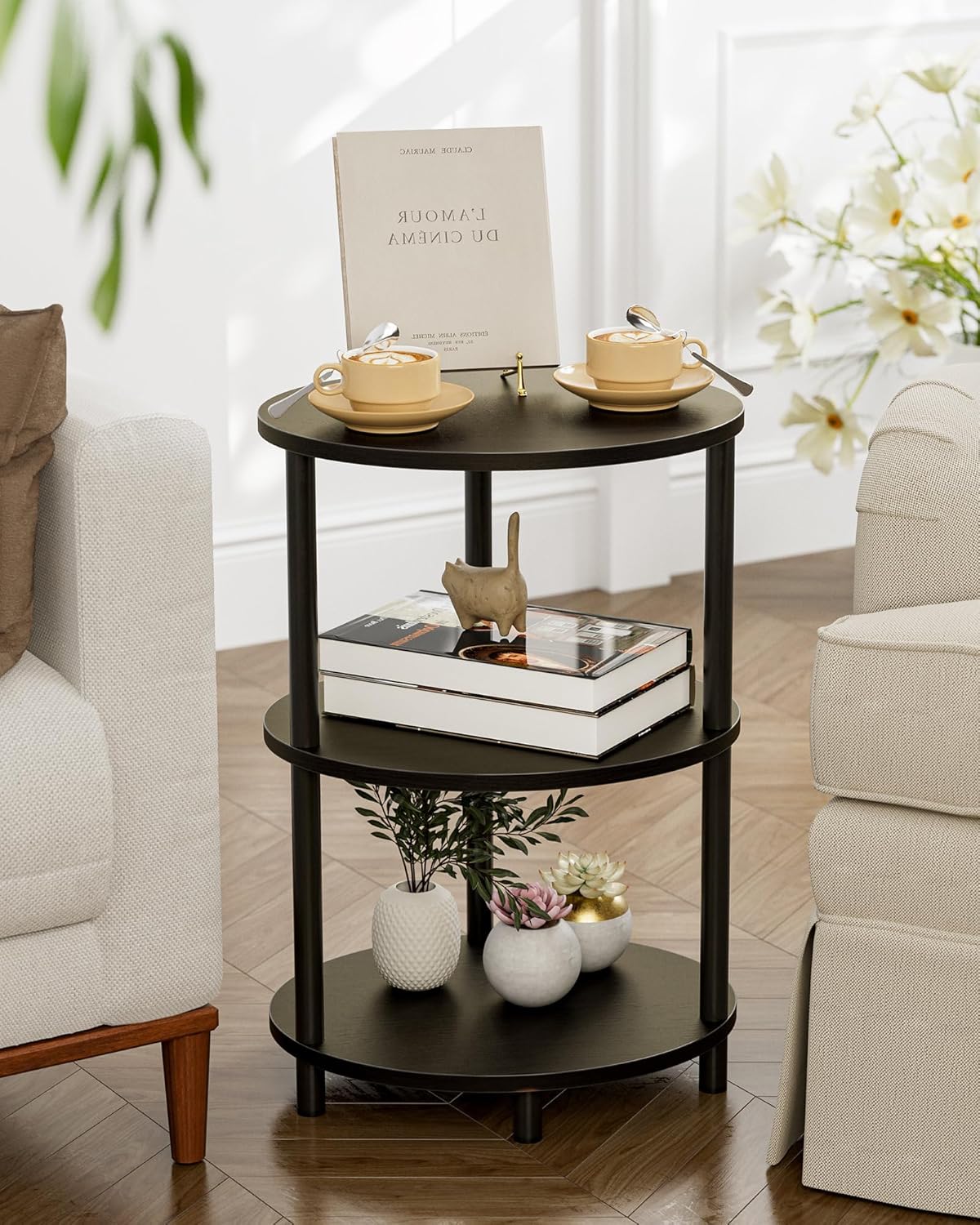 Small Round Side Table