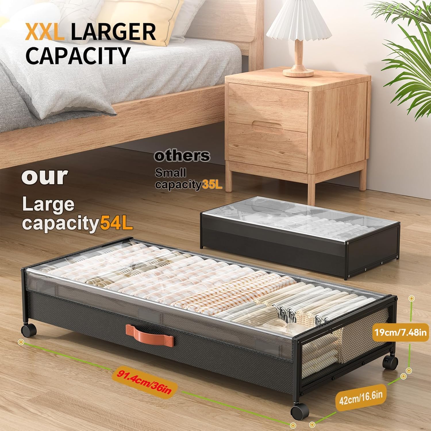 Under Bed Storage Containers With Wheels