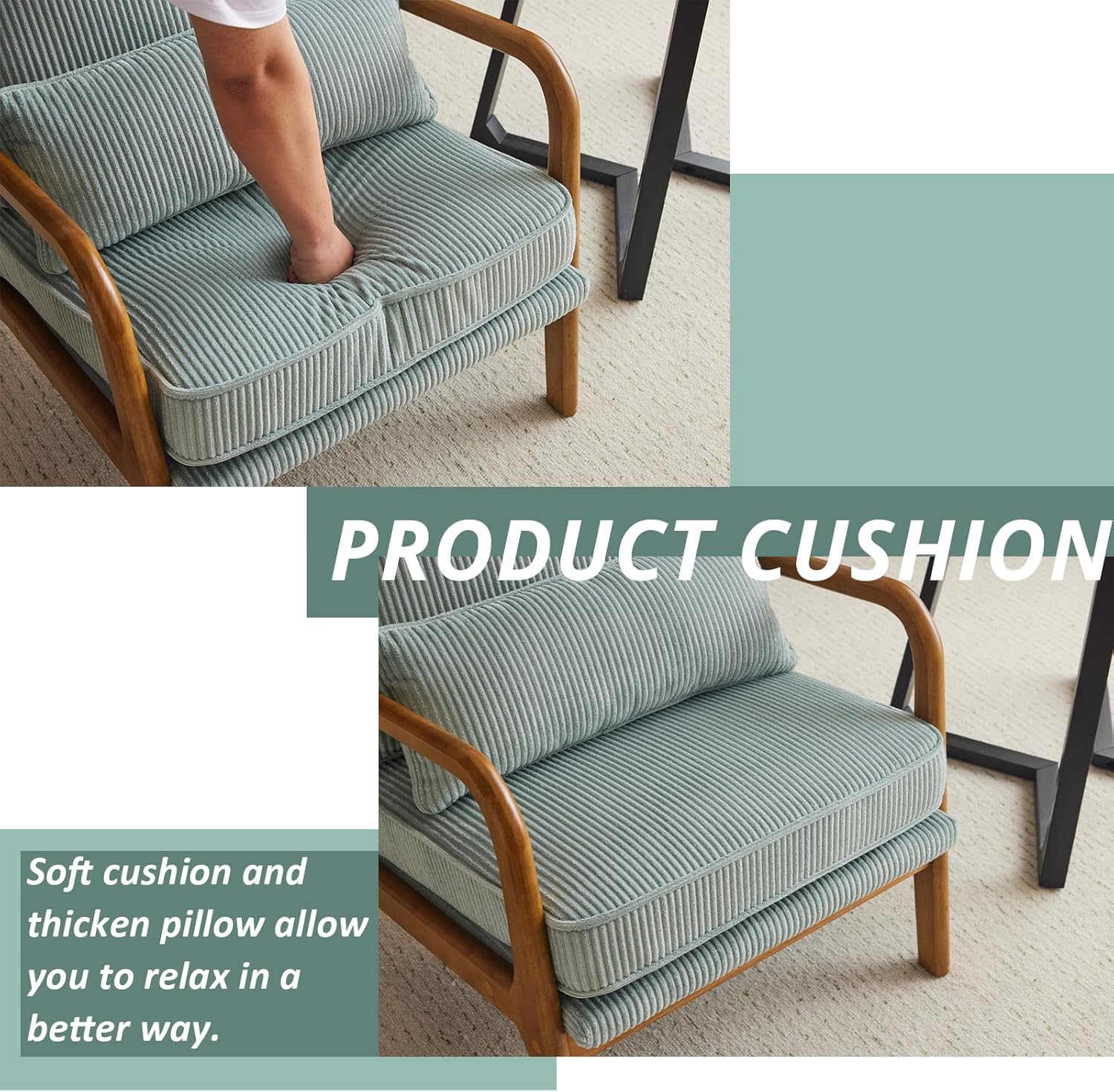 home Accent Chair Mid-Century