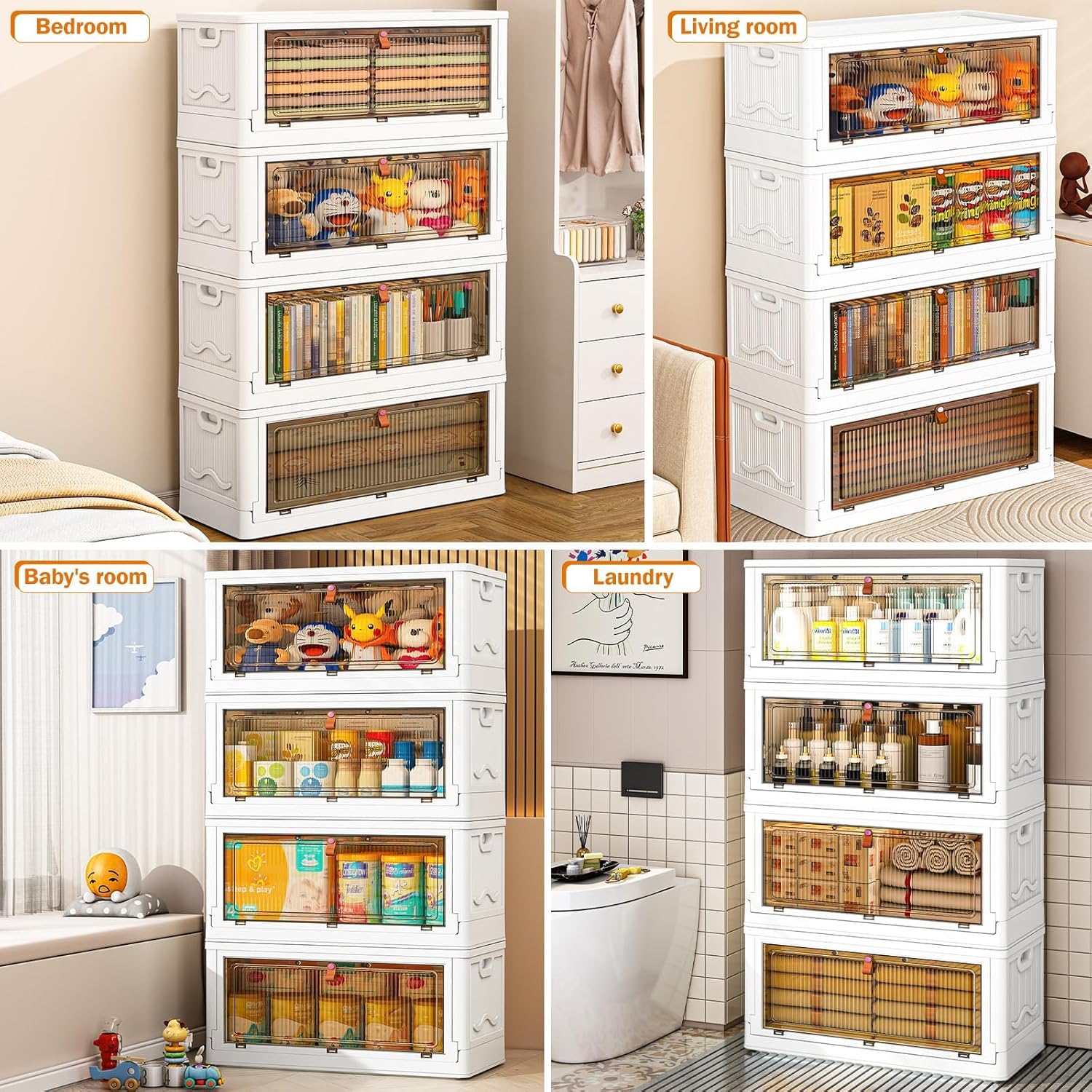 Tier Plastic Storage Bins