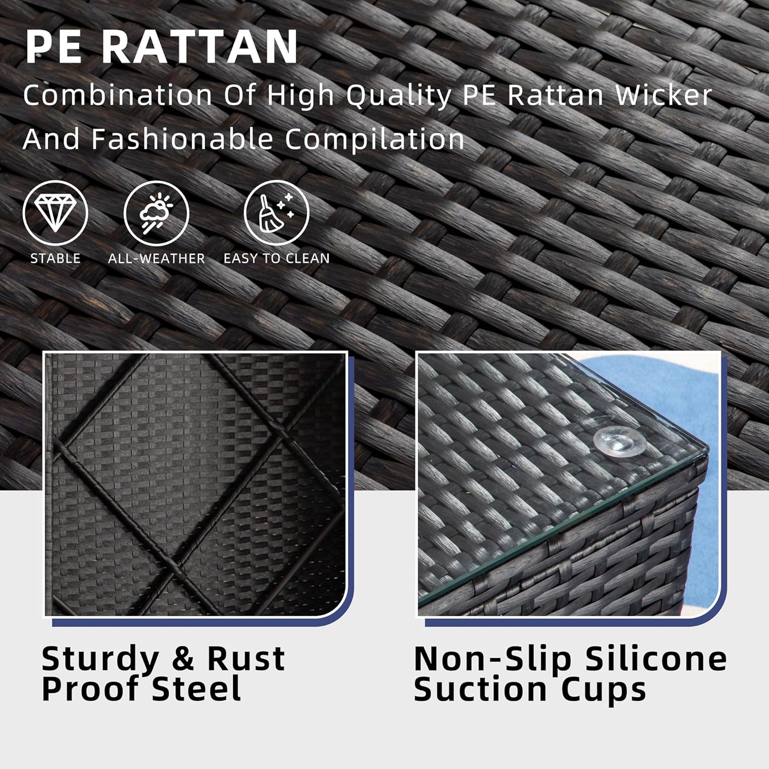 7 Pieces Patio Furniture Sets