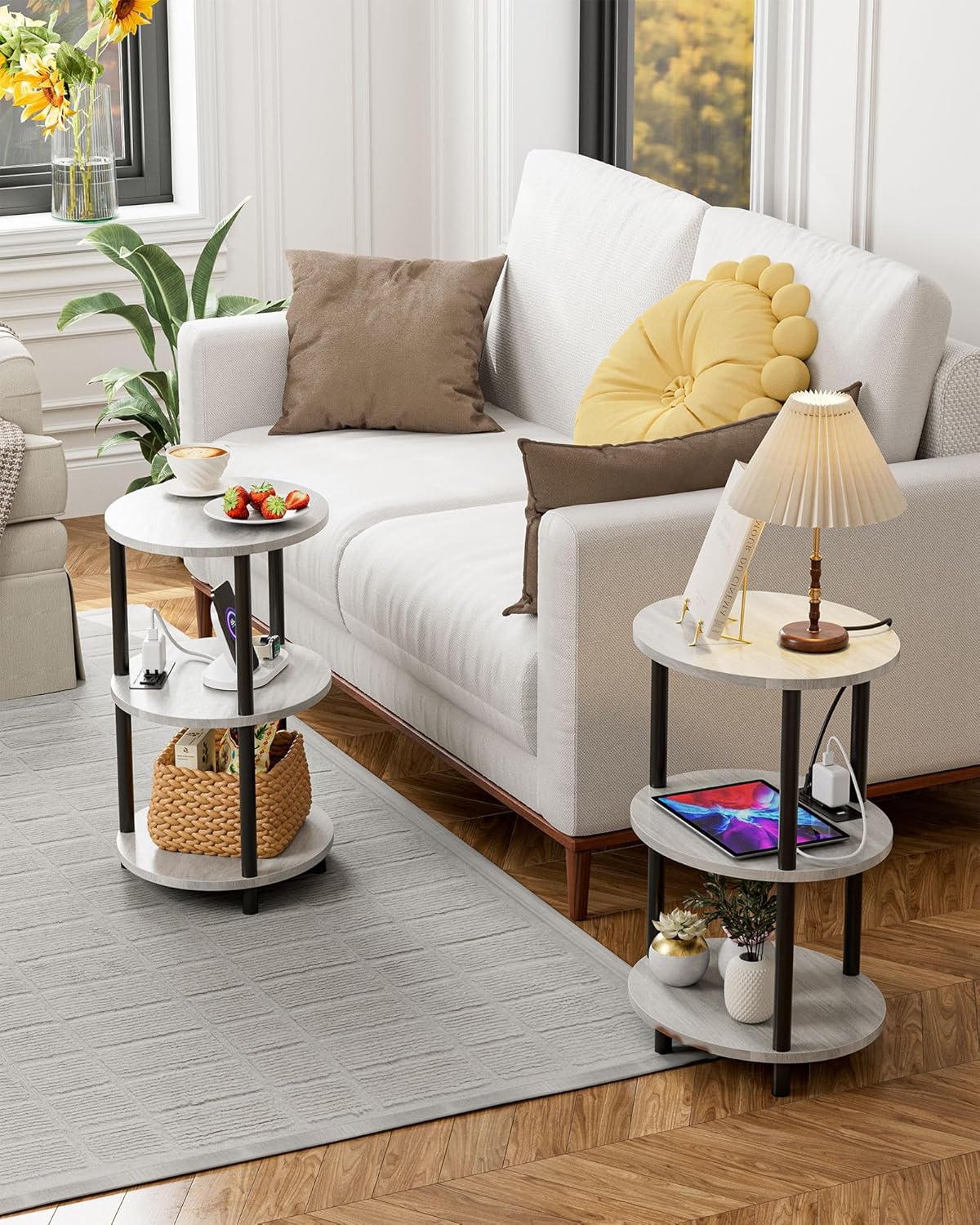 Small Round Side Table