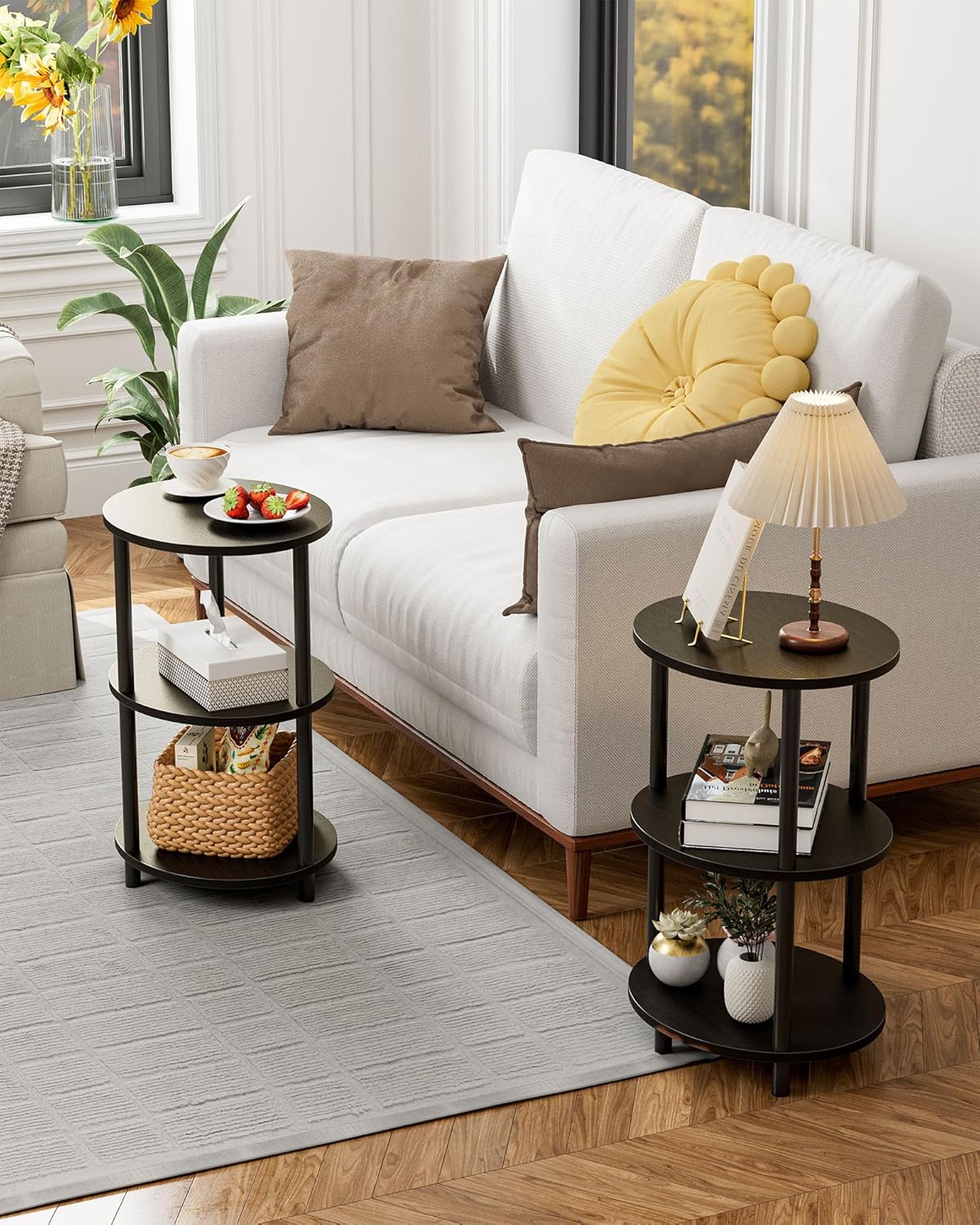 Small Round Side Table