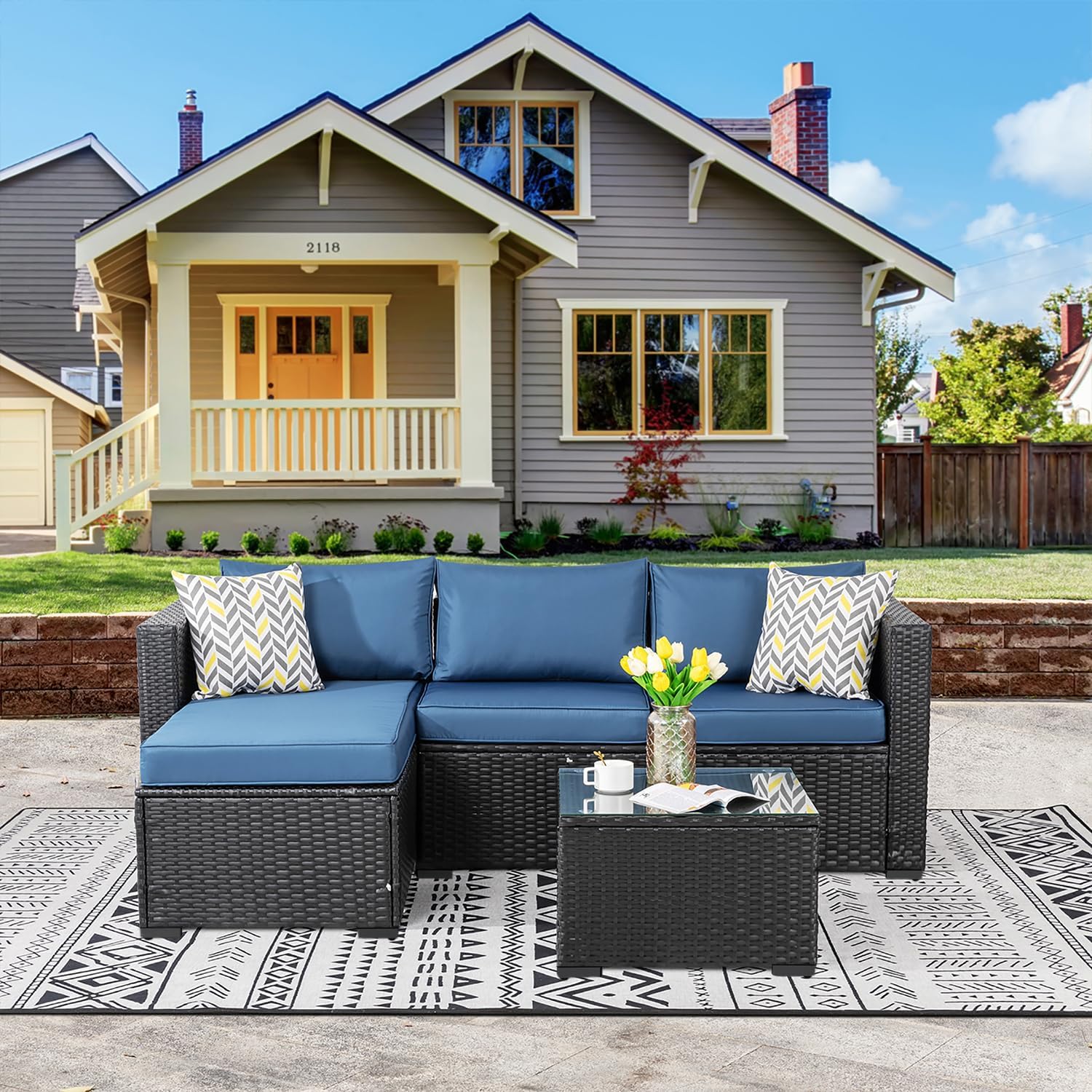 7 Pieces Patio Furniture Sets