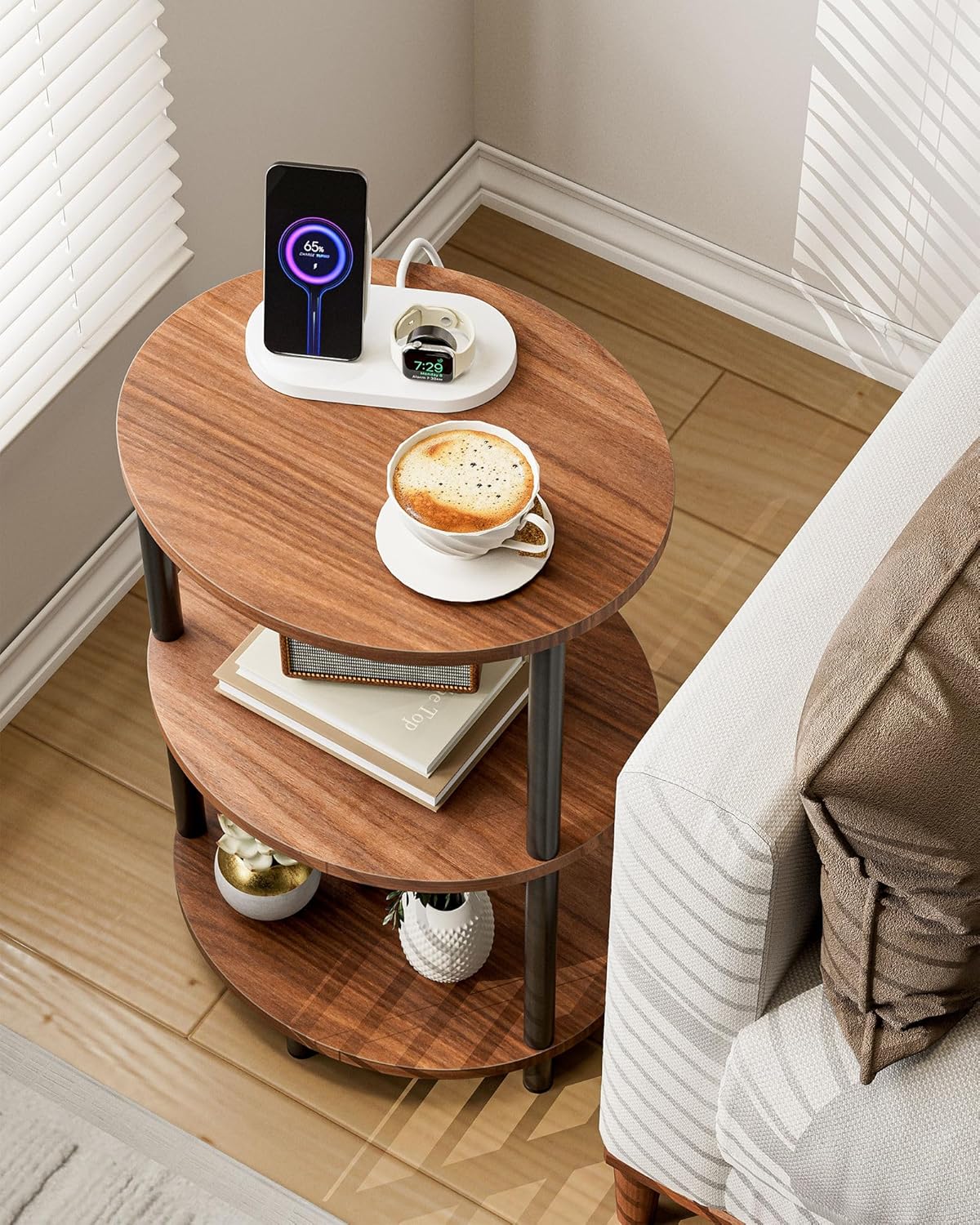 Small Round Side Table