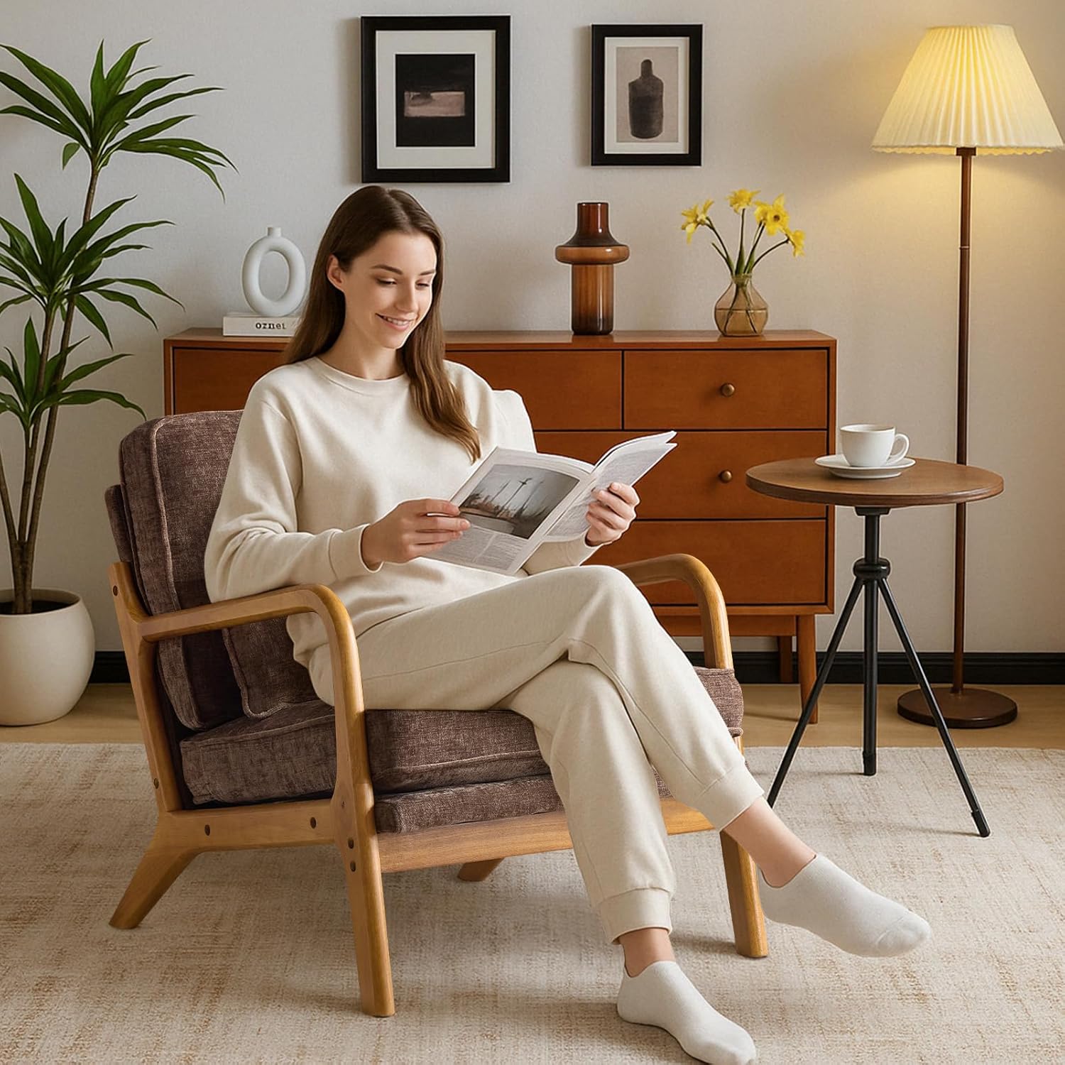home Accent Chair Mid-Century