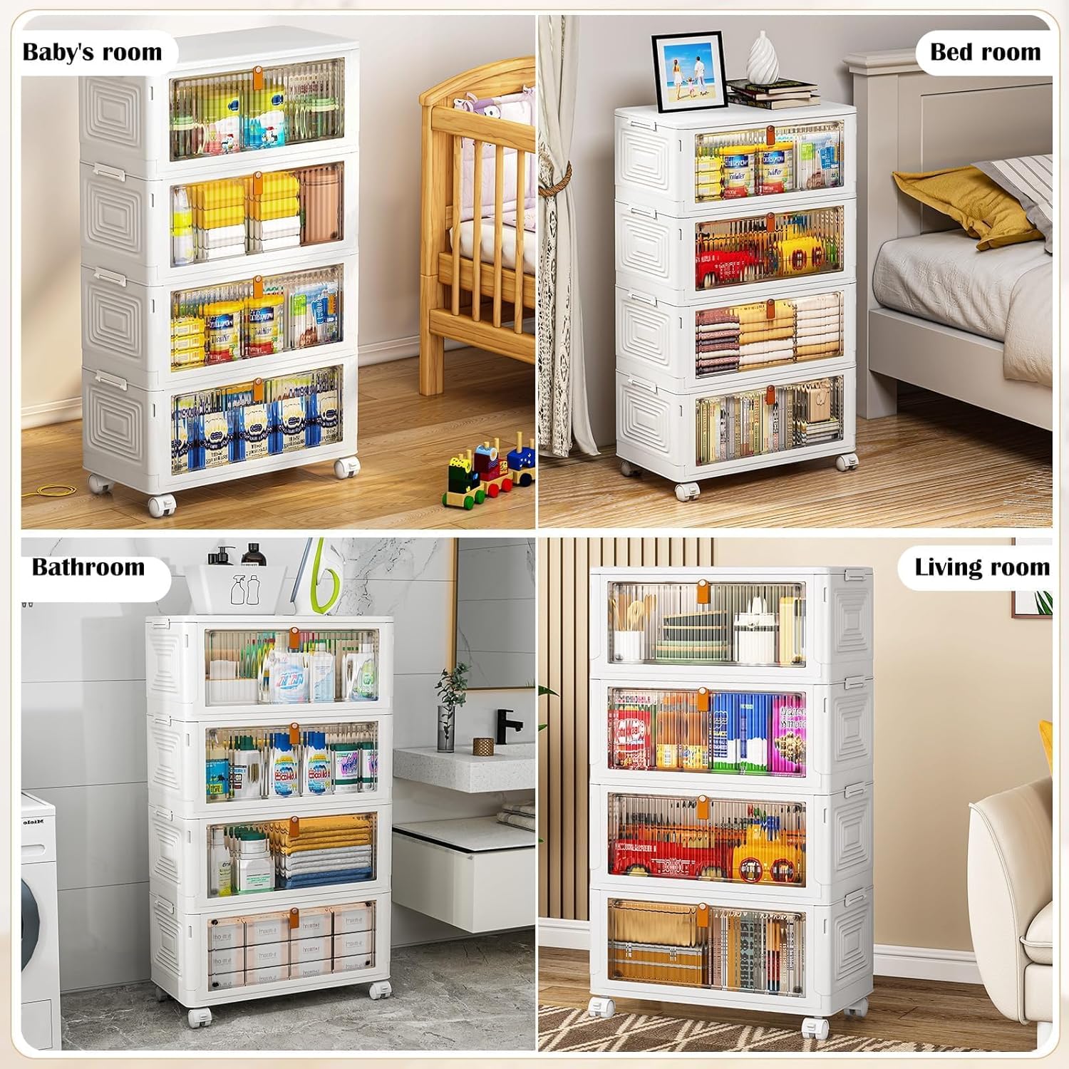 Tier Plastic Storage Bins