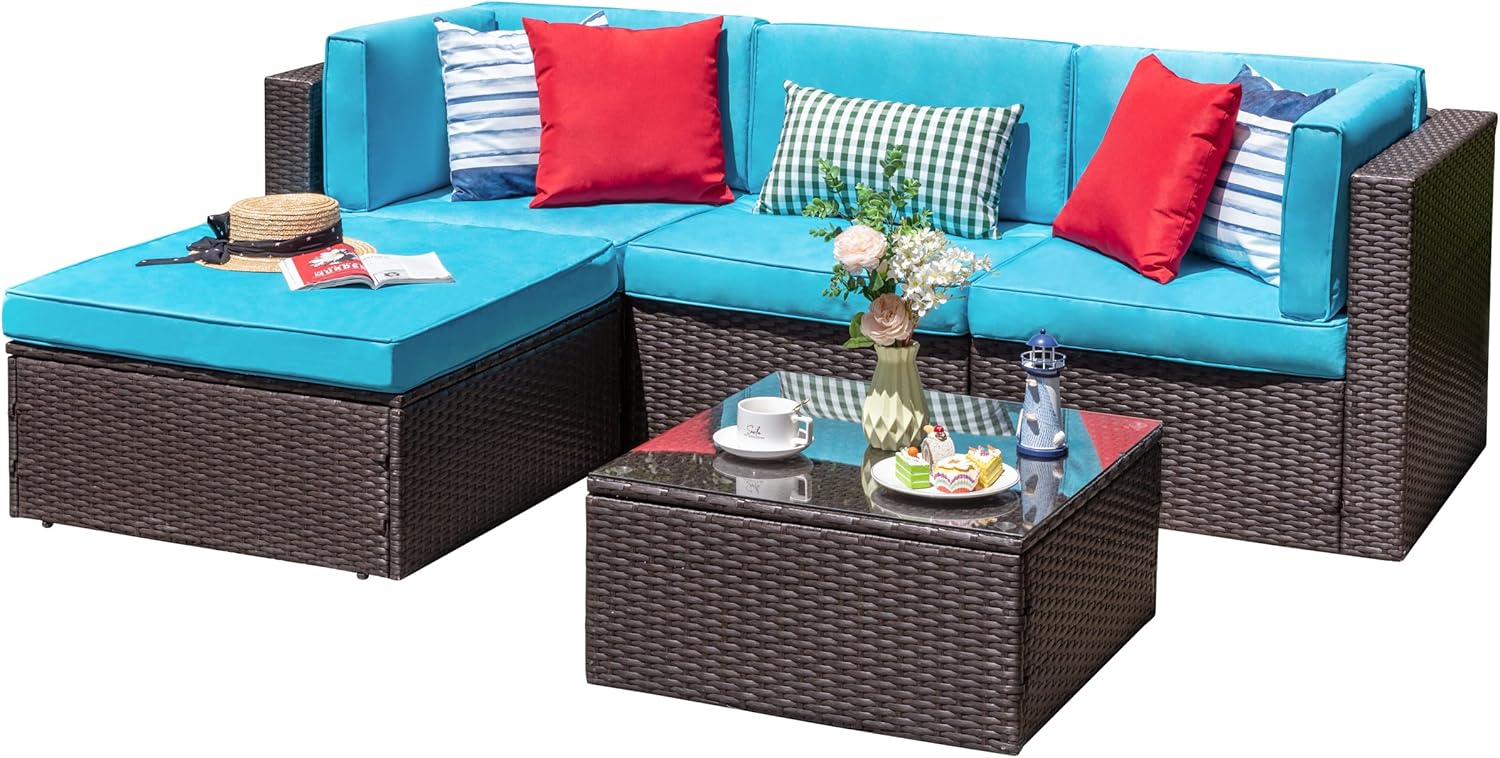 7 Pieces Patio Furniture Sets