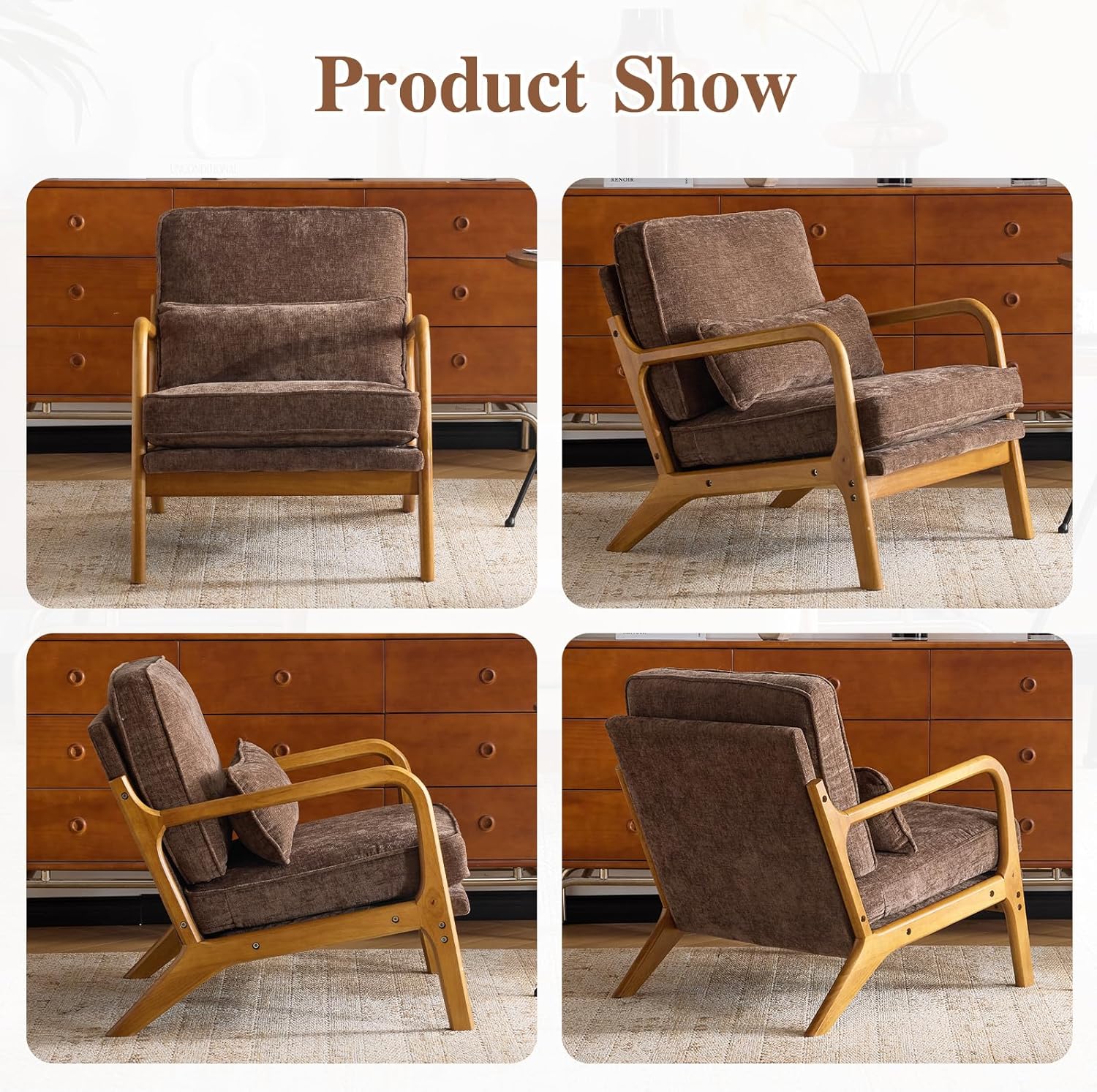 home Accent Chair Mid-Century