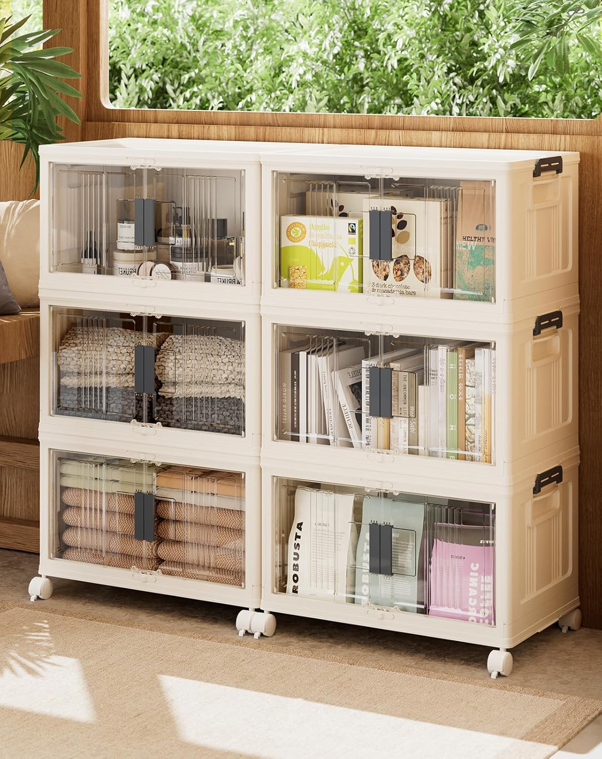 Lockable Storage Bins with Lids