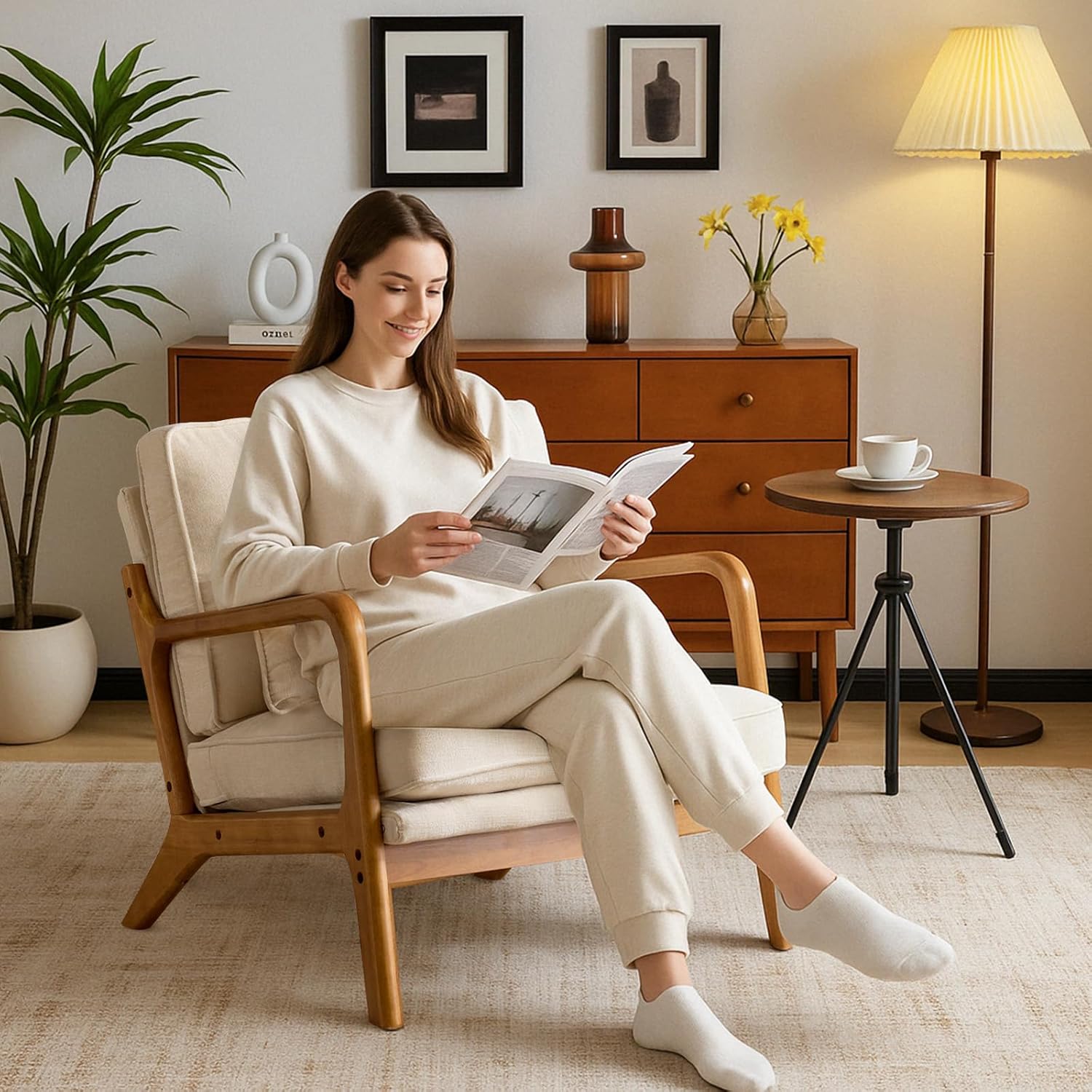 home Accent Chair Mid-Century