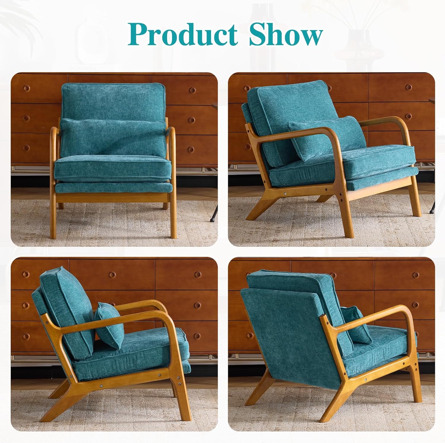 home Accent Chair Mid-Century