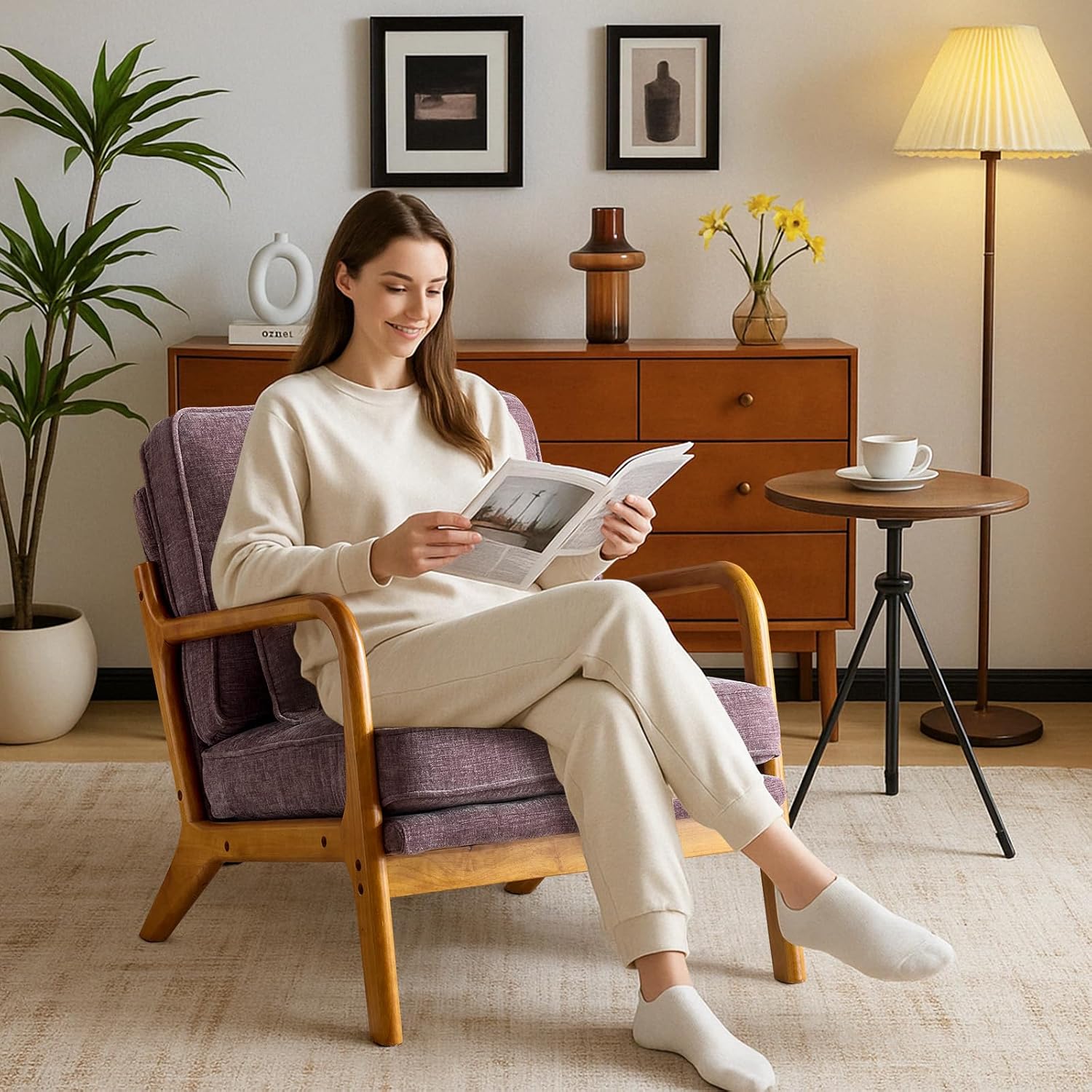 home Accent Chair Mid-Century