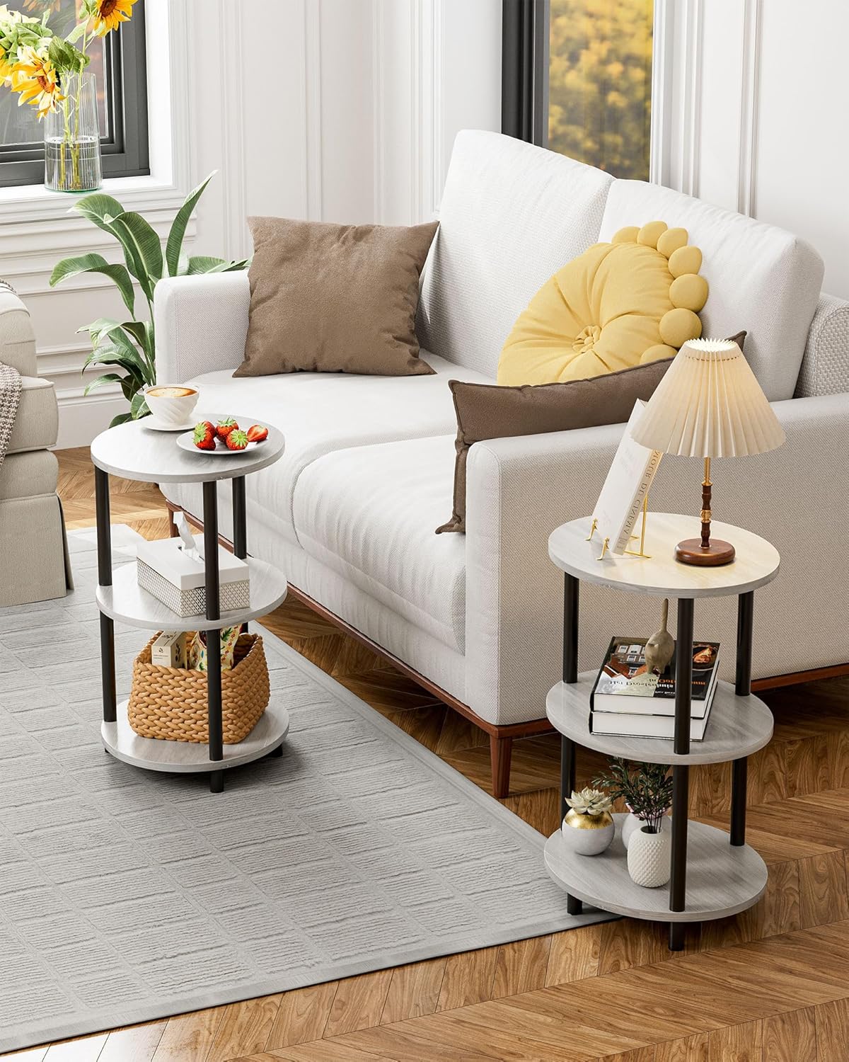 Small Round Side Table