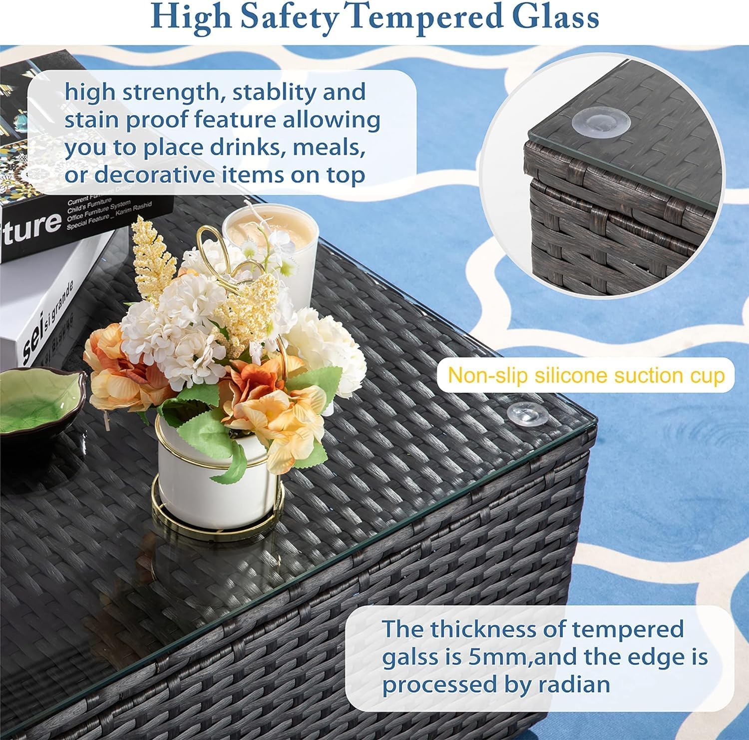 7 Pieces Patio Furniture Sets