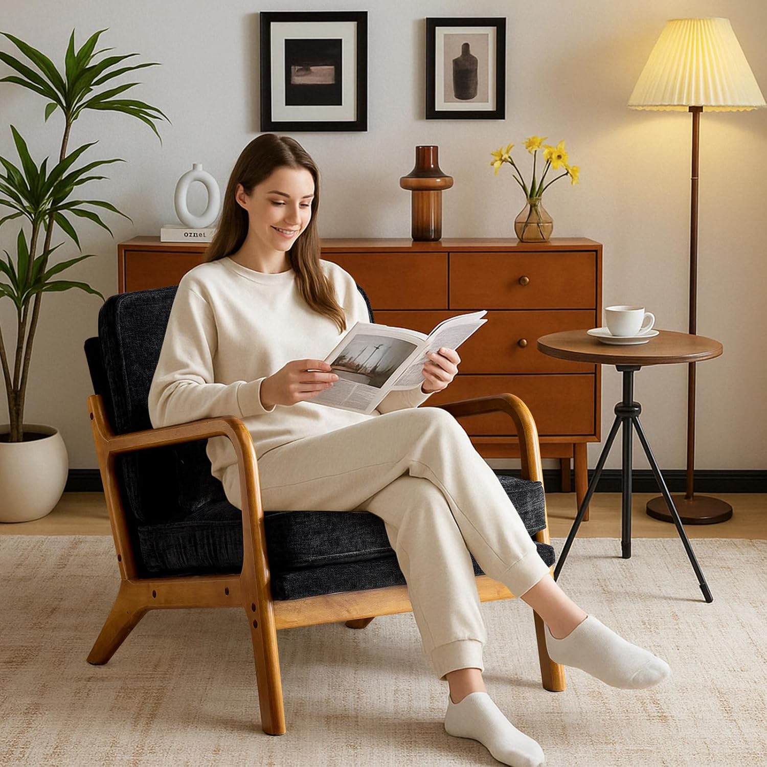 home Accent Chair Mid-Century