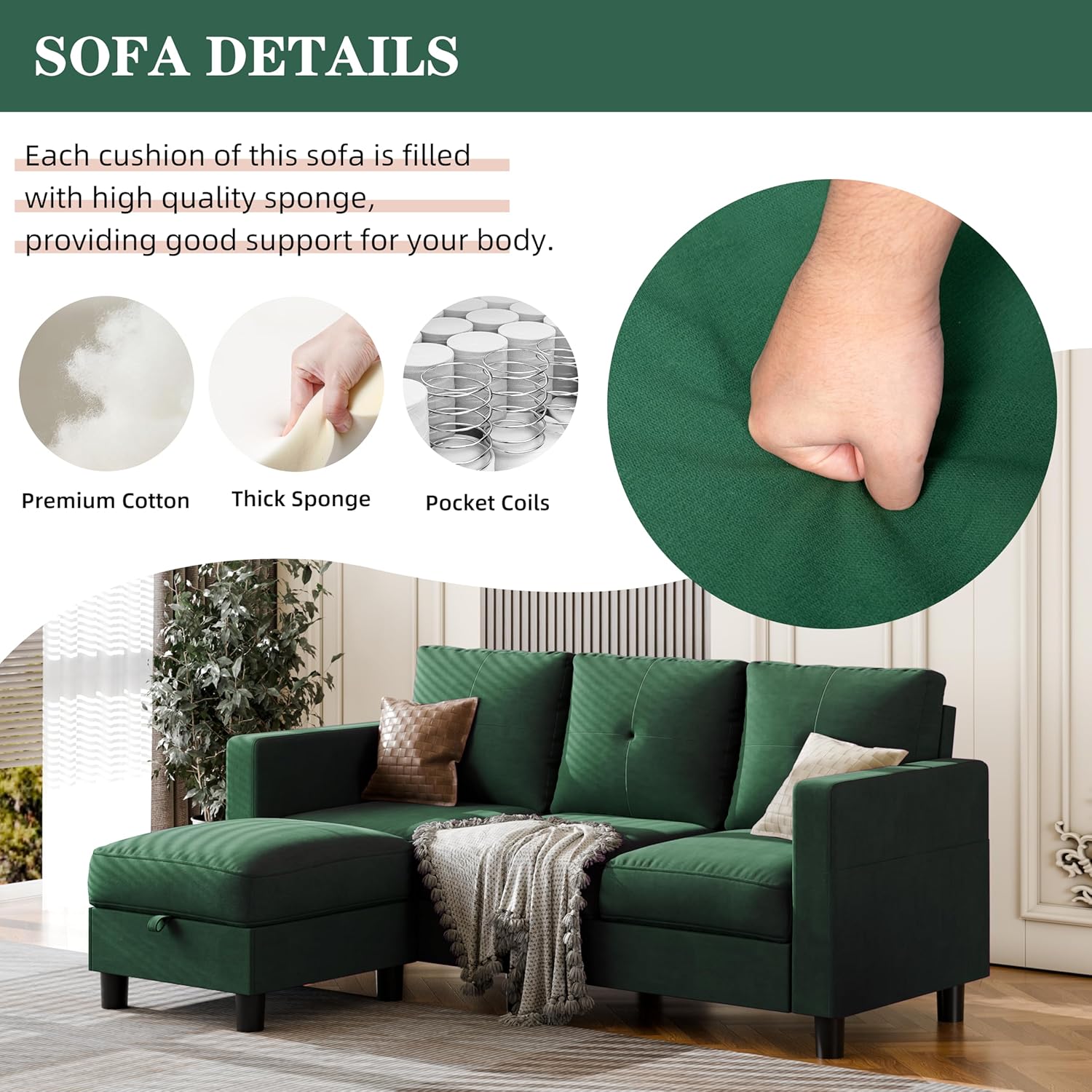 Sectional Sofas Couches for Living Room