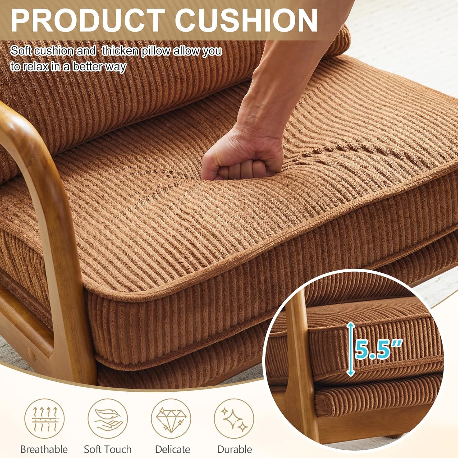 home Accent Chair Mid-Century