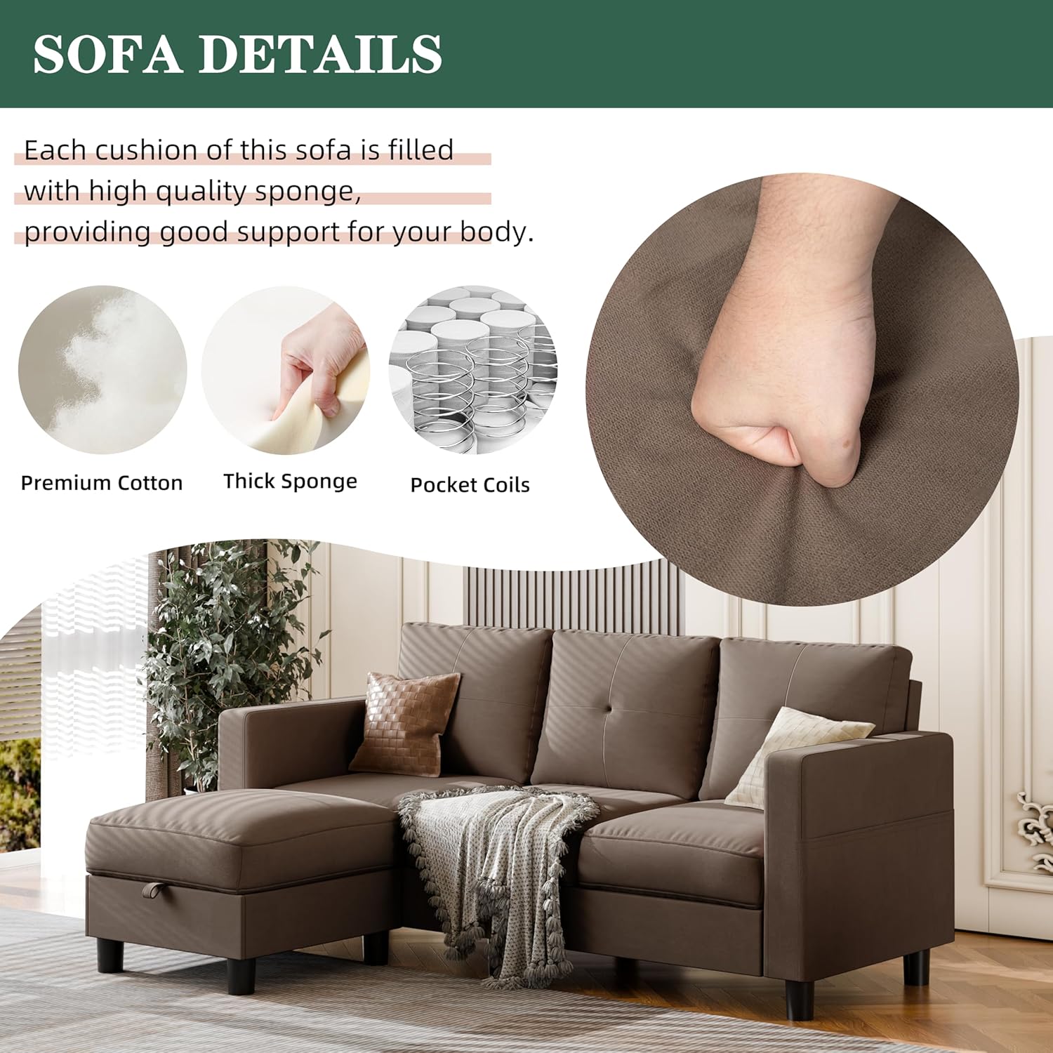 Sectional Sofas Couches for Living Room