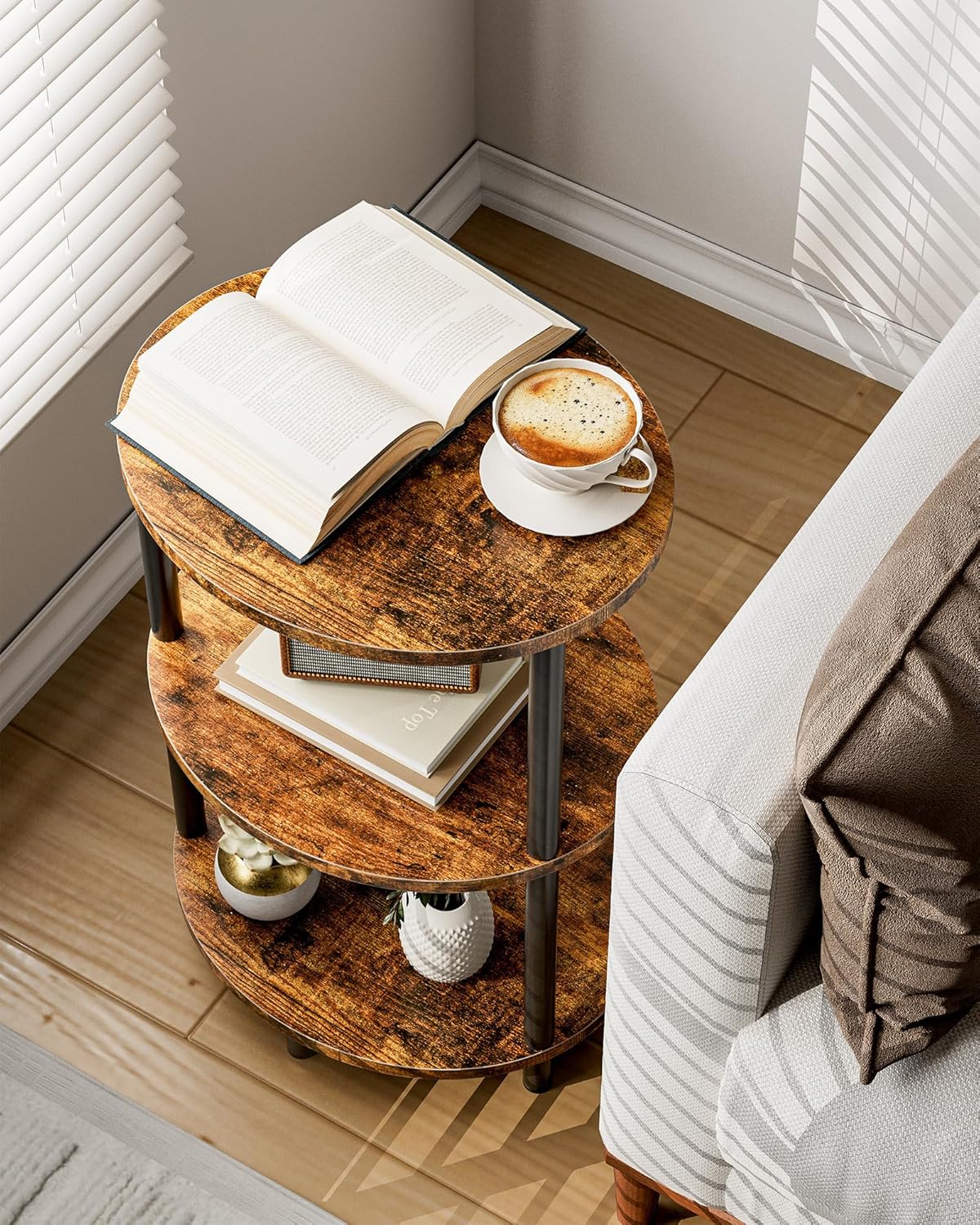 Small Round Side Table