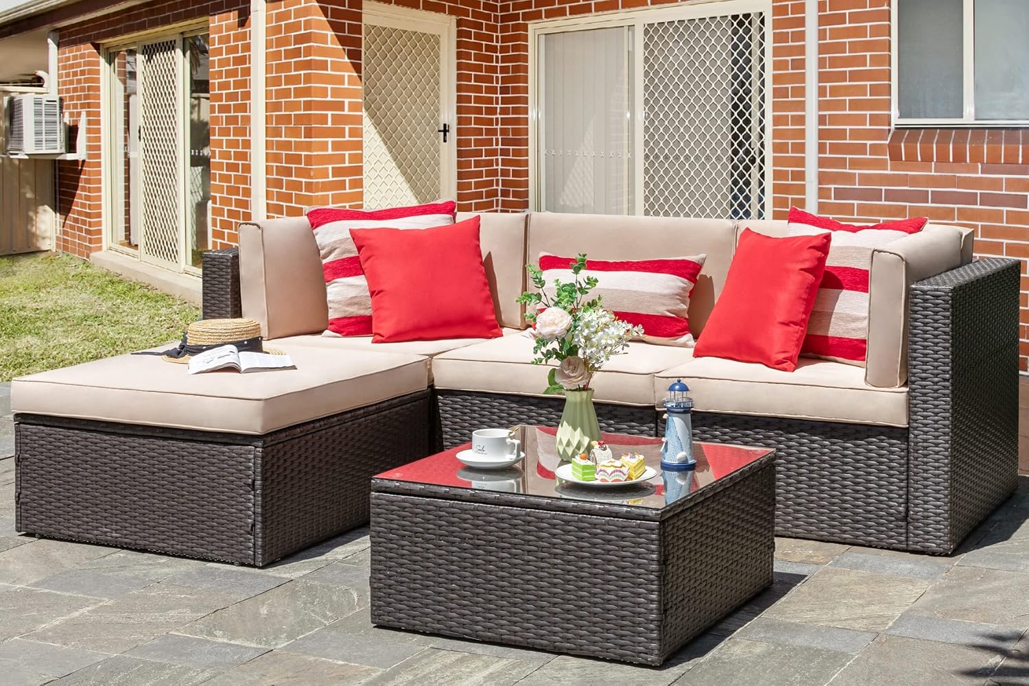 7 Pieces Patio Furniture Sets