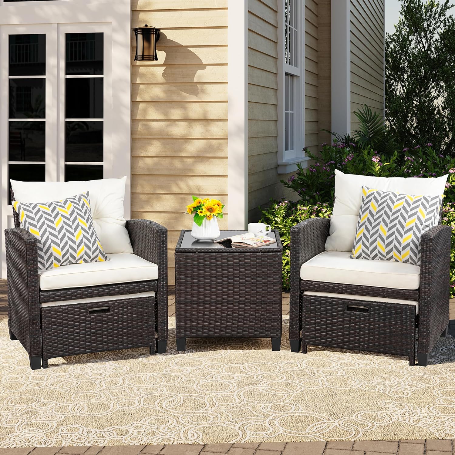5 Piece Patio Furniture Set