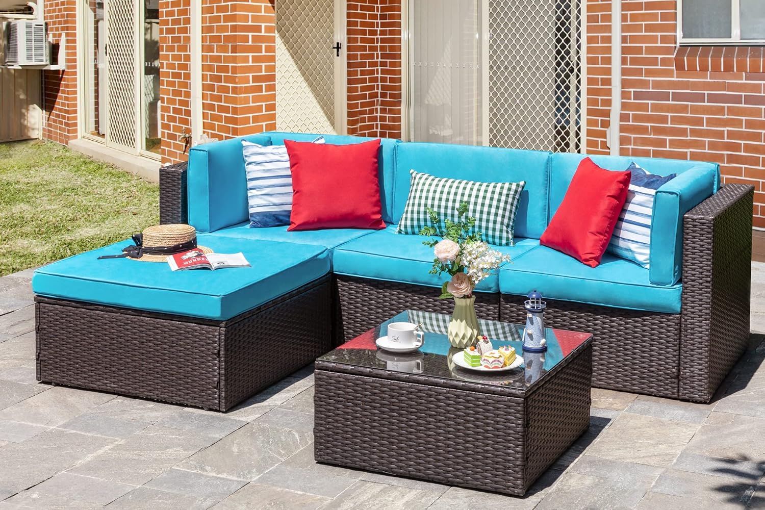 7 Pieces Patio Furniture Sets