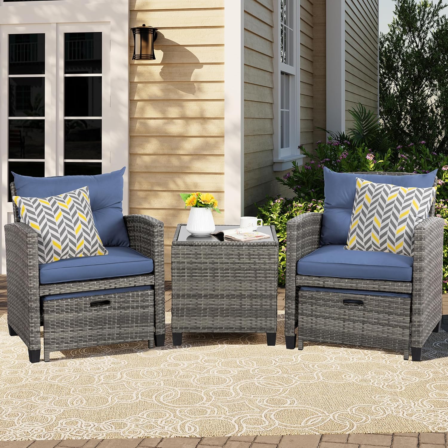 5 Piece Patio Furniture Set