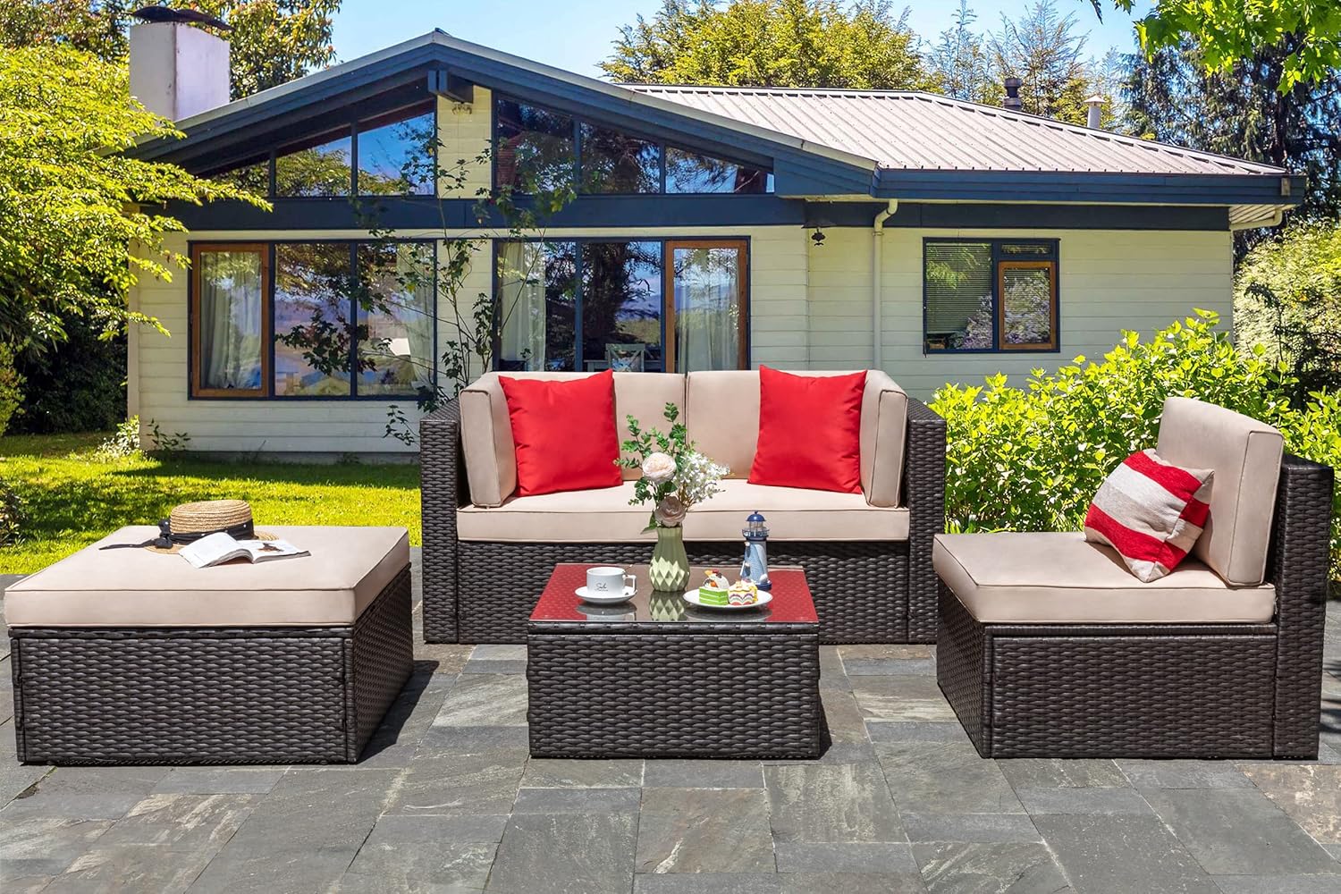 7 Pieces Patio Furniture Sets